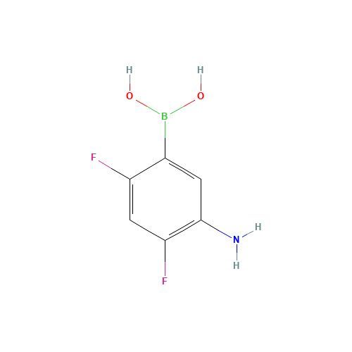 (5-Amino-2,4-difluorophenyl)boronic acid (CAS: 1072952-05-6) - Related Chemical Product