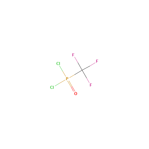 (Trifluoromethyl)phosphonic dichloride (CAS: 51965-64-1) - Chemical Structure and Molecular Formula 
