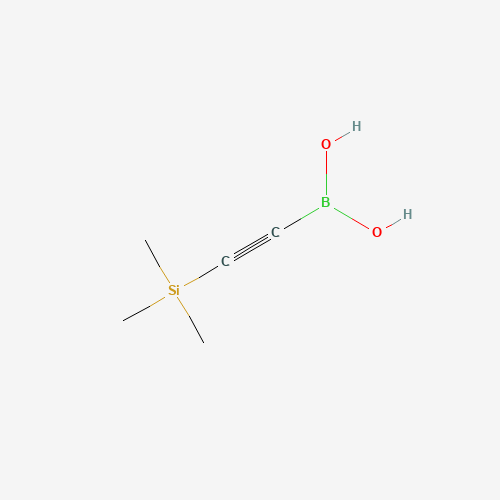 [(Trimethylsilyl)ethynyl]boronic acid (CAS: 491876-41-6) - Chemical Structure and Molecular Formula 