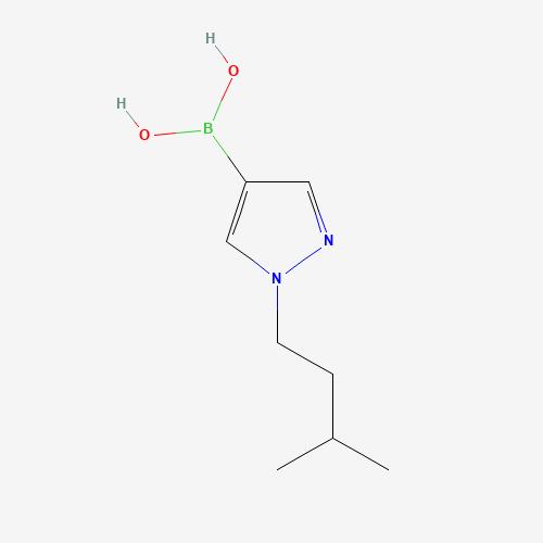 [1-(3-Methylbutyl)-1H-pyrazol-4-yl]boronic acid (CAS: 847818-58-0) - Related Chemical Product
