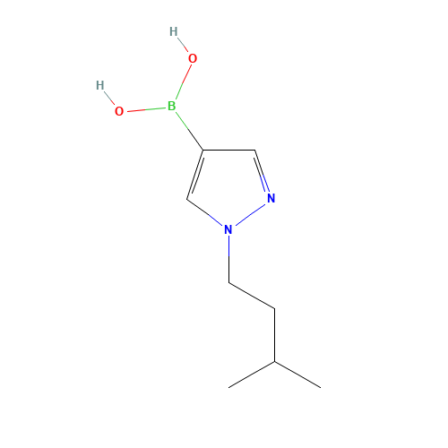 [1-(3-Methylbutyl)-1H-pyrazol-4-yl]boronic acid (CAS: 847818-58-0) - Related Chemical Product