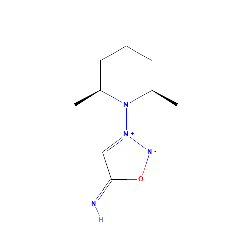 {3-[(2r,6s)-2,6-dimethylpiperidin-1-yl]-1,2,3-oxadiazol-3-ium-5(4h)-ylidene}azanide (CAS: 137500-42-6) - Related Chemical Product