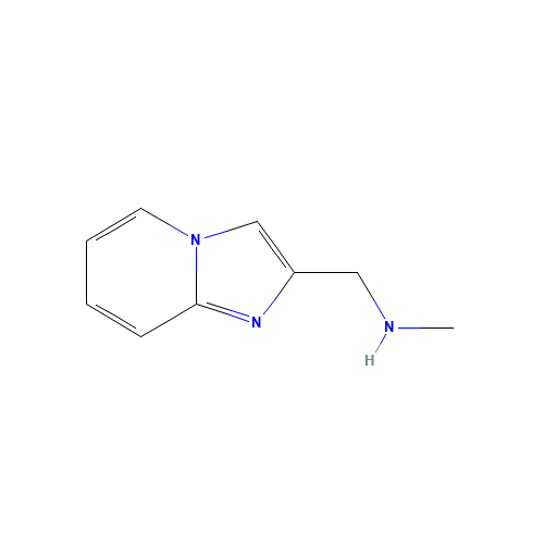 {imidazo[1,2-a]pyridin-2-ylmethyl}(methyl)amine (CAS: 193534-56-4) - Chemical Structure and Molecular Formula 