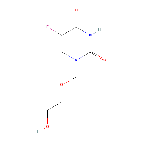 1-((2-hydroxyethoxy)methyl)-5-fluorouracil (CAS: 77474-50-1) - Related Chemical Product