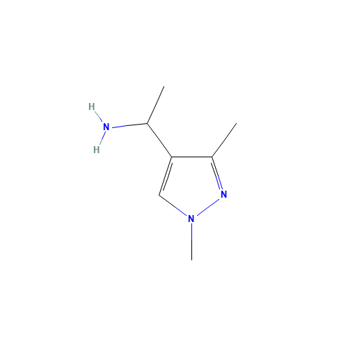 1-(1,3-dimethyl-1H-pyrazol-4-yl)ethanamine (CAS: 911788-36-8) - Related Chemical Product