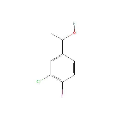 1-(3-Chloro-4-fluorophenyl)ethanol (CAS: 878572-03-3) - Related Chemical Product