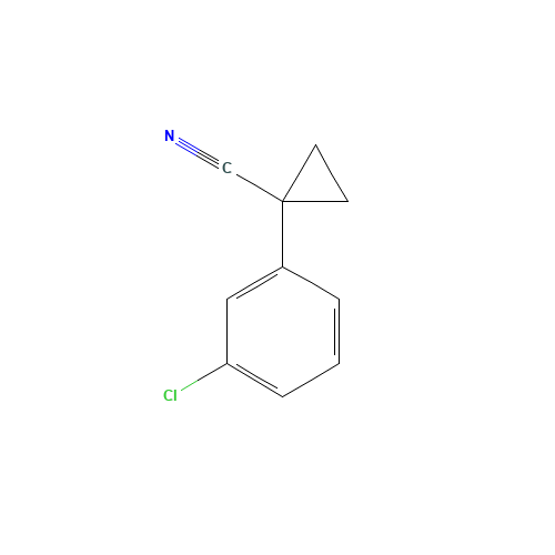 1-(3-chlorophenyl)cyclopropanecarbonitrile (CAS: 124276-32-0) - Related Chemical Product