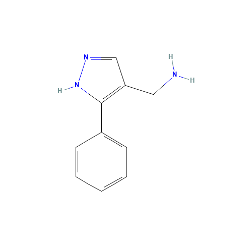 1-(5-Phenyl-1H-pyrazol-4-yl)methanamine (CAS: 936940-58-8) - Related Chemical Product