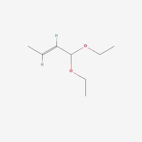 1,1-diethoxybut-2-ene (CAS: 63511-92-2) - Chemical Structure and Molecular Formula 