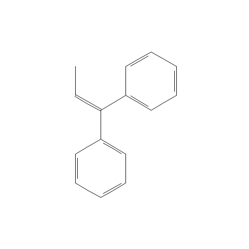 1,1-diphenylpropene (CAS: 778-66-5) - Chemical Structure and Molecular Formula 