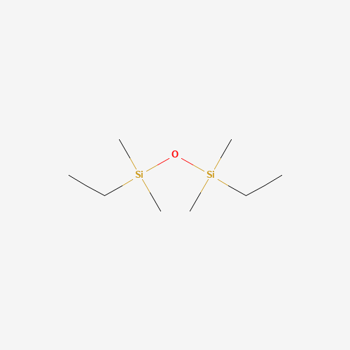 1,3-Diethyl-tetramethyldisiloxane (CAS: 2295-17-2) - Chemical Structure and Molecular Formula 