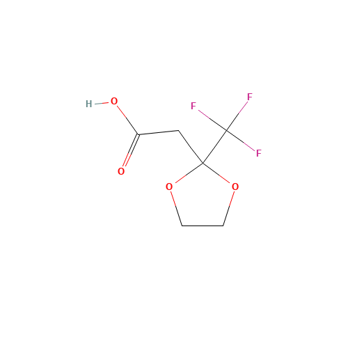 1,3-dioxolane-2-acetic acid, 2-(trifluoromethyl)- (CAS: 70976-13-5) - Related Chemical Product