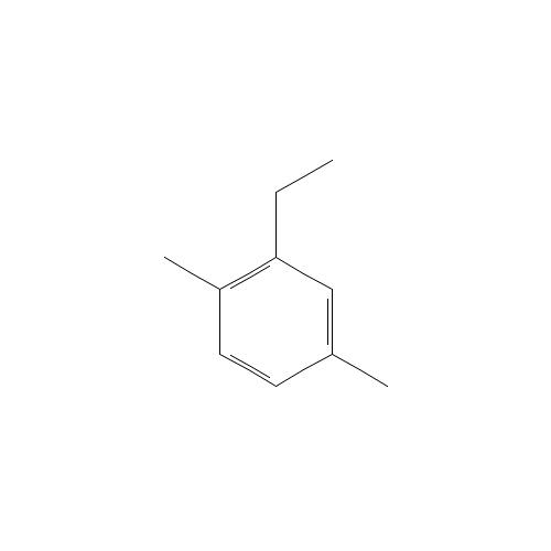 1,4-dimethyl-2-ethylbenzene (CAS: 1758-88-9) - Chemical Structure and Molecular Formula 