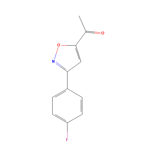 1-[3-(4-Fluorophenyl)-1,2-oxazol-5-yl]ethanone (CAS: 889938-97-0) - Related Chemical Product