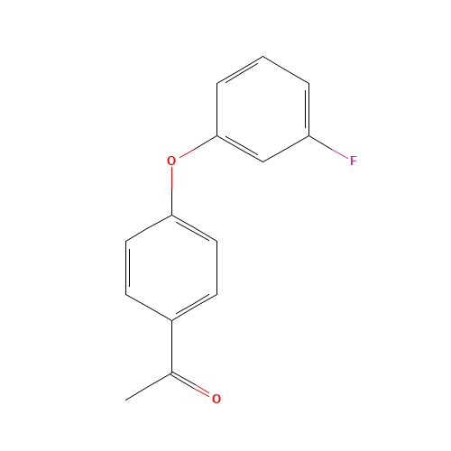 1-[4-(3-Fluorophenoxy)phenyl]ethanone (CAS: 86897-02-1) - Related Chemical Product