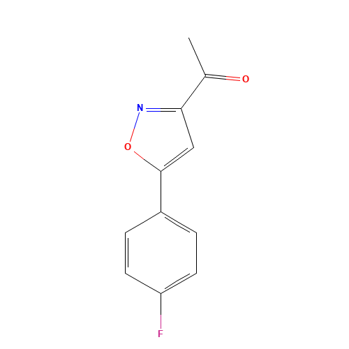 1-[5-(4-Fluorophenyl)-1,2-oxazol-3-yl]ethanone (CAS: 889939-03-1) - Related Chemical Product