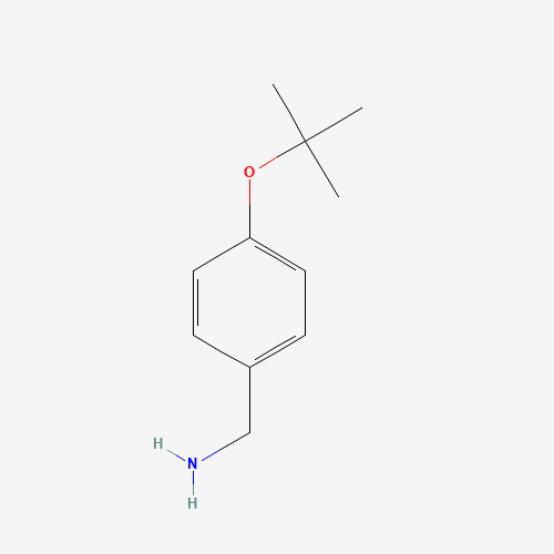 1-{4-[(2-Methyl-2-propanyl)oxy]phenyl}methanamine (CAS: 84697-13-2) - Related Chemical Product