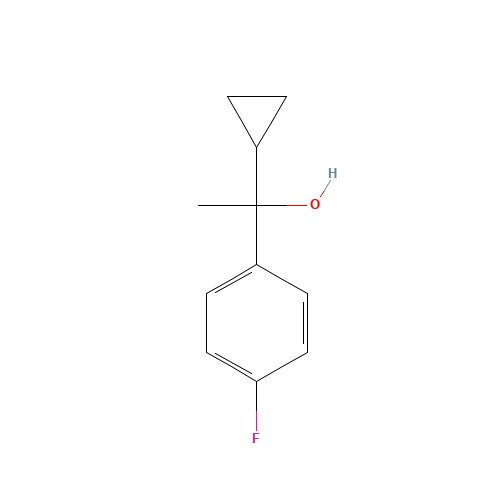 1-cyclopropyl-1-(4-fluorophenyl)ethanol (CAS: 2542-09-8) - Related Chemical Product