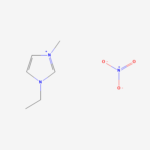 1-Ethyl-3-methyl-1H-imidazol-3-ium nitrate (CAS: 143314-14-1) - Chemical Structure and Molecular Formula 