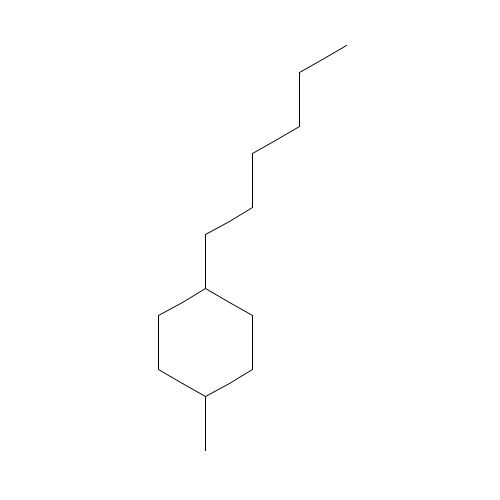 1-Hexyl-2-methylcyclohexane (CAS: 92031-89-5) - Chemical Structure and Molecular Formula 