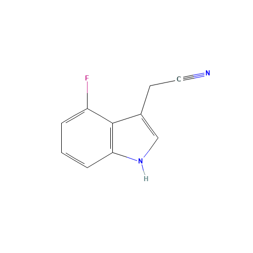 1H-indole-3-acetonitrile, 4-fluoro- (CAS: 89434-04-8) - Related Chemical Product