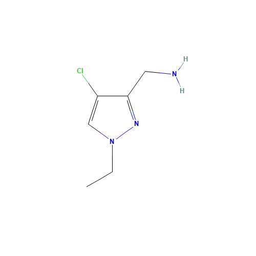 1H-pyrazole-3-methanamine, 4-chloro-1-ethyl- (CAS: 1001611-12-6) - Related Chemical Product