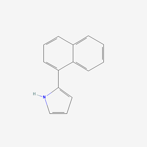 2-(1-Naphthyl)-1H-pyrrole (CAS: 84716-37-0) - Chemical Structure and Molecular Formula 