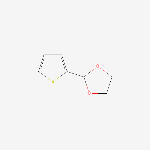 2-(2-Thienyl)-1,3-dioxolane (CAS: 58268-08-9) - Chemical Structure and Molecular Formula 