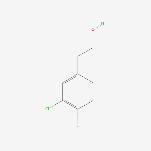 2-(3-Chloro-4-fluorophenyl)ethanol (CAS: 340825-21-0) - Related Chemical Product