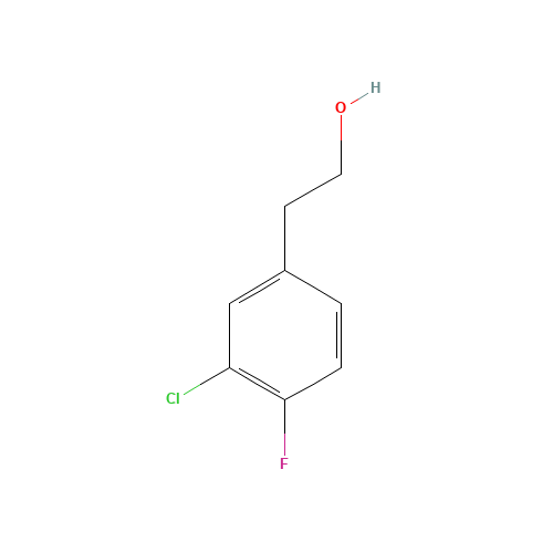 2-(3-Chloro-4-fluorophenyl)ethanol (CAS: 340825-21-0) - Related Chemical Product