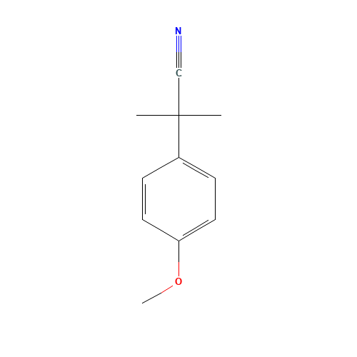 2-(4-Methoxyphenyl)-2-methylpropanenitrile (CAS: 5351-07-5) - Related Chemical Product