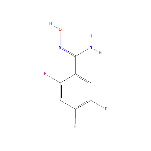 2,4,5-trifluoro-N'-hydroxybenzenecarboximidamide (CAS: 690632-34-9) - Related Chemical Product