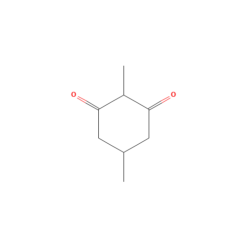 2,5-Dimethyl-1,3-cyclohexanedione (CAS: 61621-47-4) - Chemical Structure and Molecular Formula 