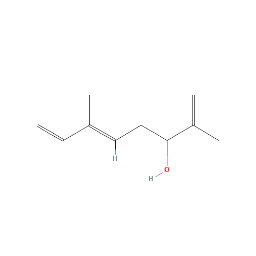 2,6-Dimethylocta-1,5,7-trien-3-ol (CAS: 28977-58-4) - Chemical Structure and Molecular Formula 