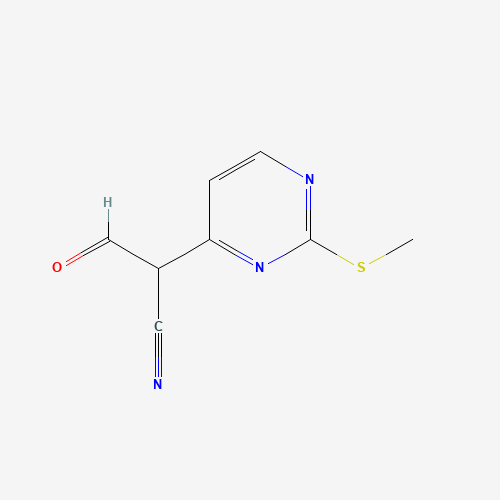 2-[2-(Methylsulfanyl)-4-pyrimidinyl]-3-oxopropanenitrile (CAS: 1111637-81-0) - Related Chemical Product
