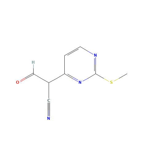 2-[2-(Methylsulfanyl)-4-pyrimidinyl]-3-oxopropanenitrile (CAS: 1111637-81-0) - Related Chemical Product