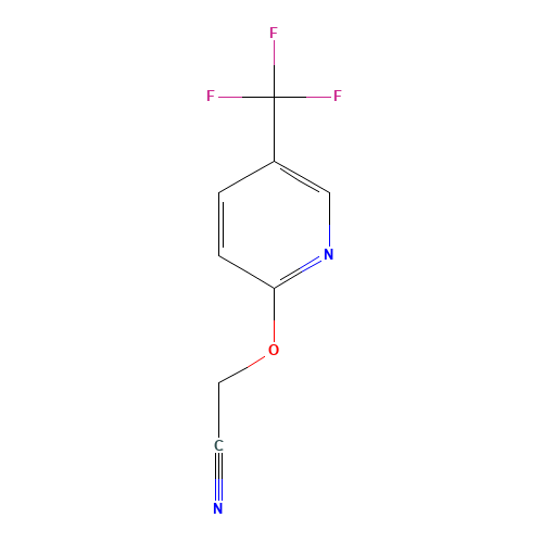 2-{[5-(trifluoromethyl)-2-pyridyl]oxy}acetonitrile (CAS: 680593-95-7) - Related Chemical Product