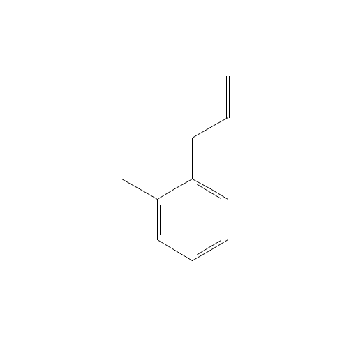 2-Allyltoluene (CAS: 1587-04-8) - Chemical Structure and Molecular Formula 