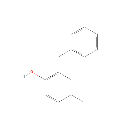 2-Benzyl-p-cresol (CAS: 716-96-1) - Chemical Structure and Molecular Formula 