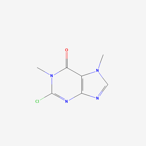 2-Chloro-1,7-dimethyl-hypoxanthine (CAS: 16017-75-7) - Chemical Structure and Molecular Formula 