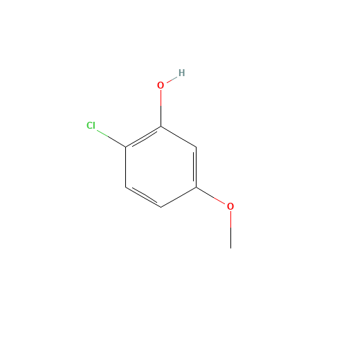 2-chloro-5-methoxyphenol (CAS: 18113-04-7) - Chemical Structure and Molecular Formula 