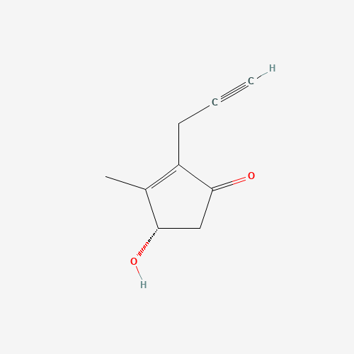 2-Cyclopenten-1-one, 4-hydroxy-3-methyl-2-(2-propynyl)-, (4S)- (CAS: 77087-34-4) - Related Chemical Product