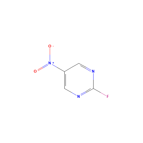 2-Fluoro-5-nitropyrimidine (CAS: 62802-41-9) - Chemical Structure and Molecular Formula 