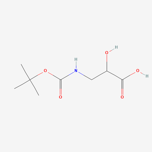 2-Hydroxy-3-({[(2-methyl-2-propanyl)oxy]carbonyl}amino)propanoic acid (CAS: 218916-64-4) - Related Chemical Product