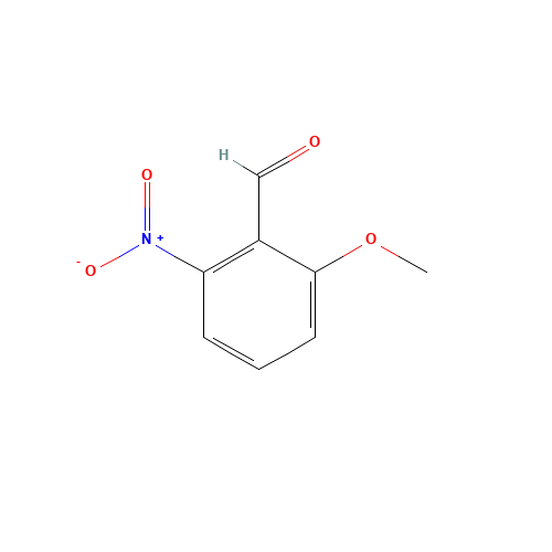 2-Methoxy-6-nitrobenzaldehyde (CAS: 19689-88-4) - Chemical Structure and Molecular Formula 