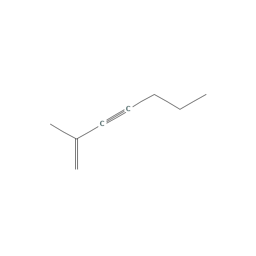 2-Methyl-1-hepten-3-yne (CAS: 17669-40-8) - Chemical Structure and Molecular Formula 