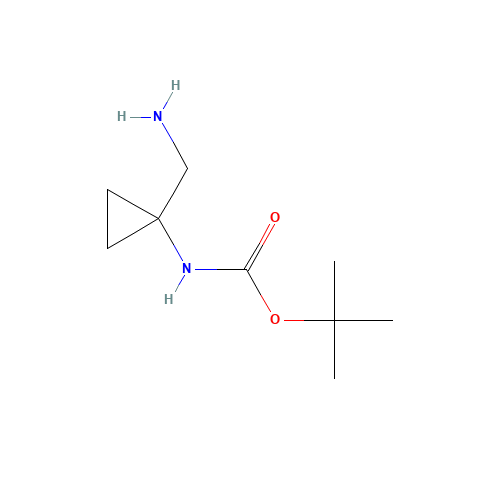 2-Methyl-2-propanyl [1-(aminomethyl)cyclopropyl]carbamate (CAS: 1027338-34-6) - Related Chemical Product