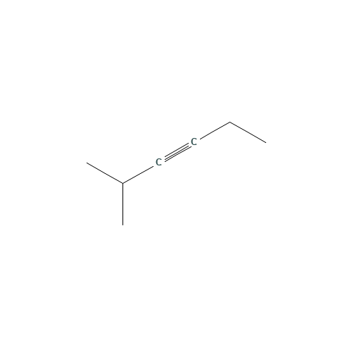 2-methyl-3-hexyne (CAS: 36566-80-0) - Chemical Structure and Molecular Formula 
