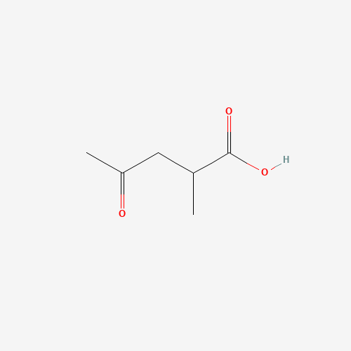 2-methyl-4-oxopentanoic acid (CAS: 6641-83-4) - Chemical Structure and Molecular Formula 