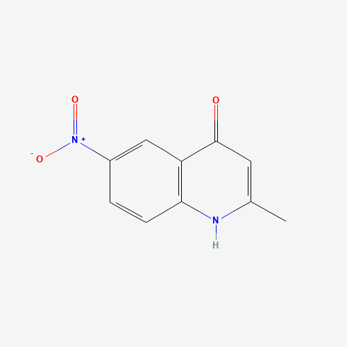 2-methyl-6-nitroquinolin-4-ol (CAS: 1207-82-5) - Chemical Structure and Molecular Formula 